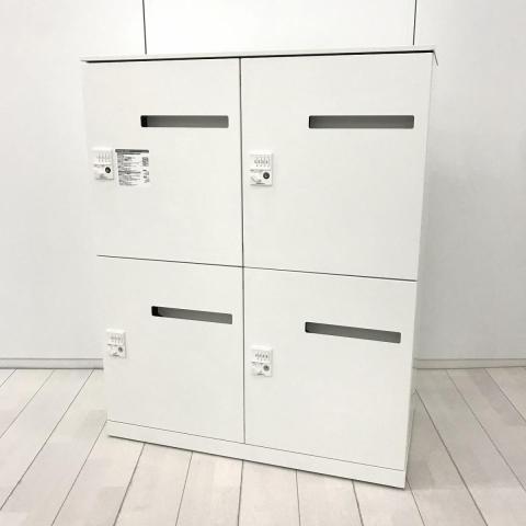 【中古】レクトラインロッカー 4Z6HRY ZA75 オカムラ（okamura） 4人用パーソナルロッカー