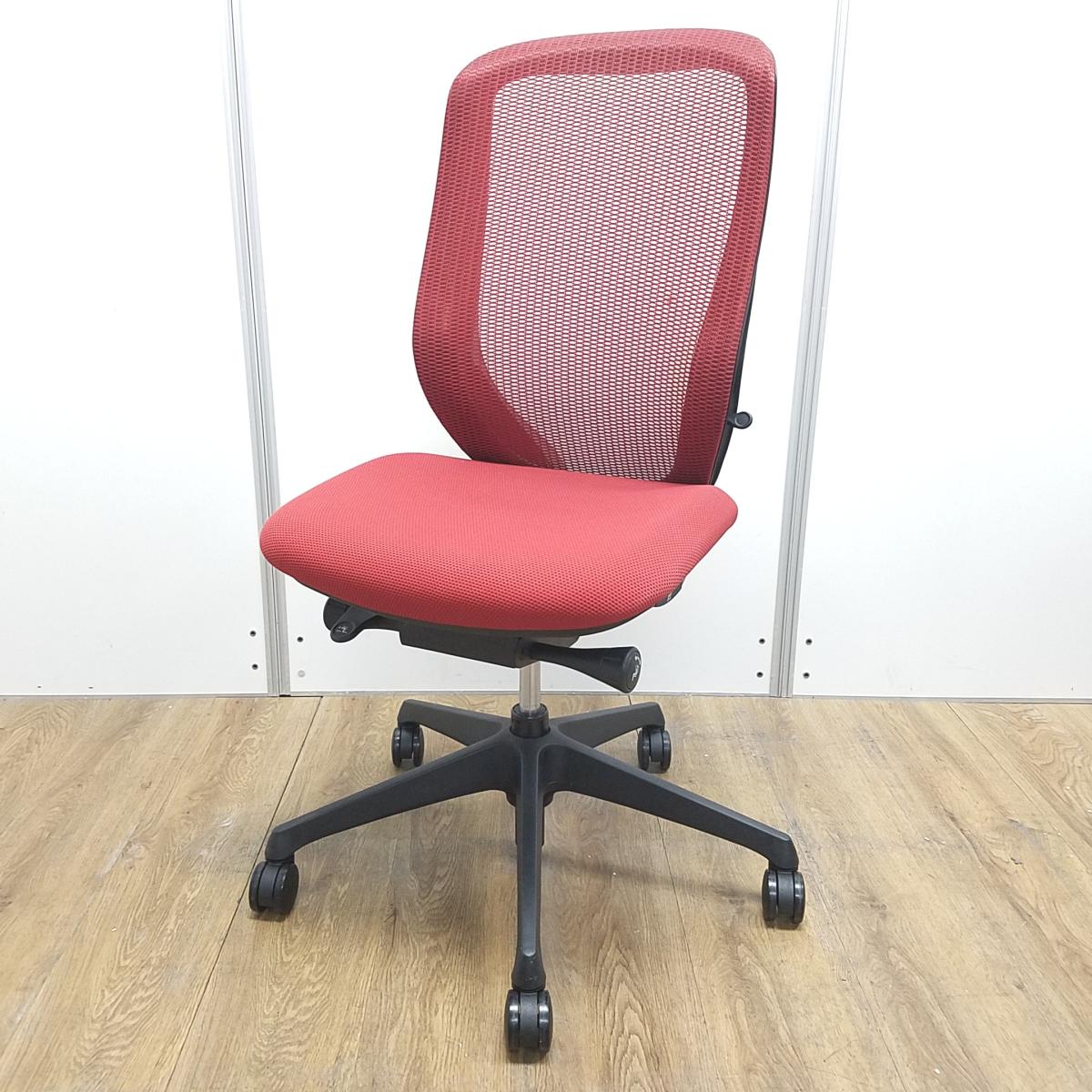 【美品】【２０１９年製】オカムラ シルフィー 肘なし ハイバック　背メッシュ　ⅳ 中古】シルフィーメッシュ オカムラ/okamura 肘無ハイバックチェア