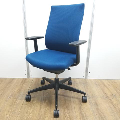 【中古】ウィザード3 樹脂 CRS-G3622F6 コクヨ（KOKUYO） 肘付ハイバックチェア