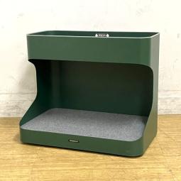 【レア商材はロット入荷】オカムラ　ライブスワゴン（Lives Wagon）　マルチワゴン　オープンワゴン　ロータイプ　ダークグリーン【ABW】