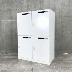 【578217】【フレキシブルな働き方に対応！鍵の持ち歩き要らずで便利に使える！】■コクヨ製　4人用パーソナルロッカー　ダイヤル錠タイプ　メールボックス付【KOKUYO　EDIA】　オフィスバスターズ　水戸サテライト　水戸市、日立市、ひたちなか市、鹿嶋市、神栖市、牛久市、古河市、結城市、東海村、つくば市