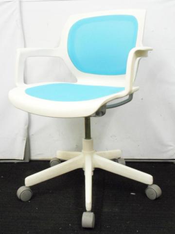 【中古】マリンバチェア CR-G1501 コクヨ（KOKUYO） 肘付ローバックチェア