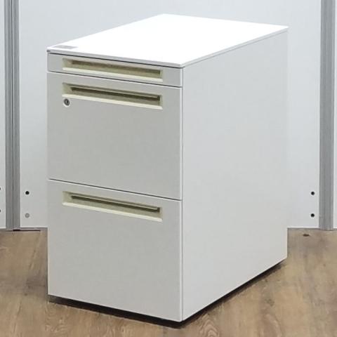 【中古】アドバンス  オカムラ（okamura） ワゴン3段