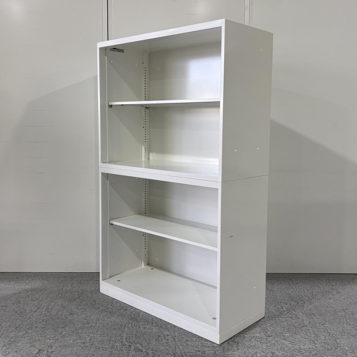 ★【T3】【商品入替のため、残り1台限り】オカムラ製　レクトライン　ホワイト　W900xD400xH1470サイズ見える化にフォーカスしたオープン書庫！　出し入れラクラク！　ハイキャビネット　上下オープン書庫セット！！
                        レクトライン
                                    中古
            