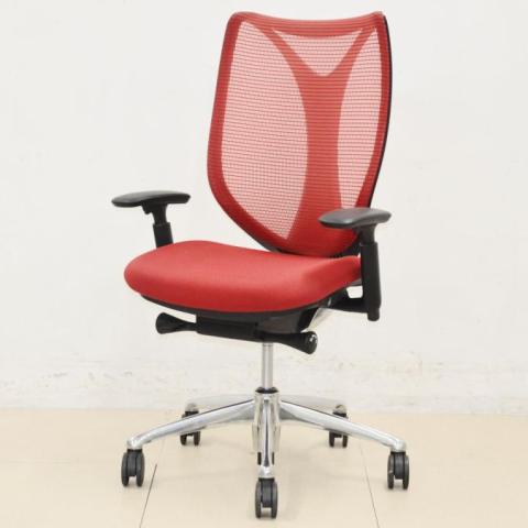 【中古】サブリナ  オカムラ（okamura） 肘付ハイバックチェア