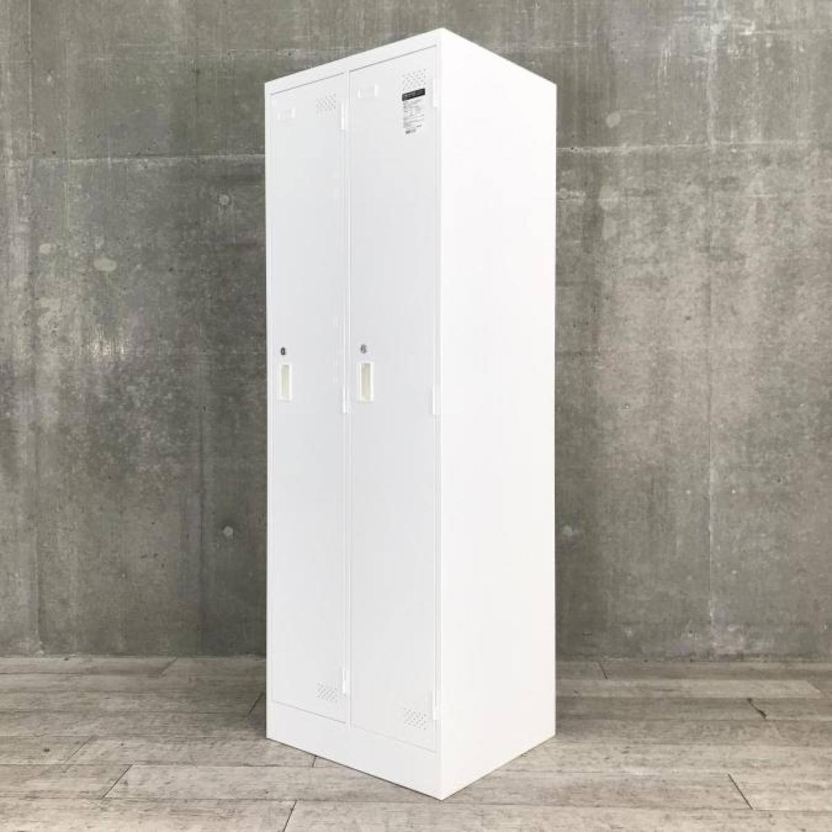 【定価約9万円】【急な増員などにおすすめ！2人用ロッカー】◆コクヨ/LK　■ホワイト　■2人用更衣ロッカー　■シリンダー錠
                        LKロッカー
                                    中古
            