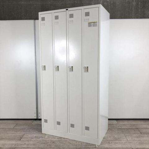 【中古】システム  ウチダ（UCHIDA) 4人用更衣ロッカー