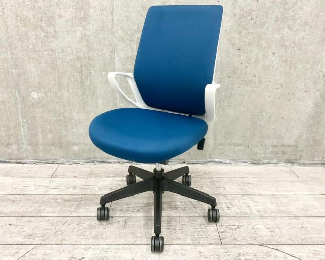 【中古】ピコラ チェア CRS-G532E1 コクヨ（KOKUYO） 肘付ローバックチェア