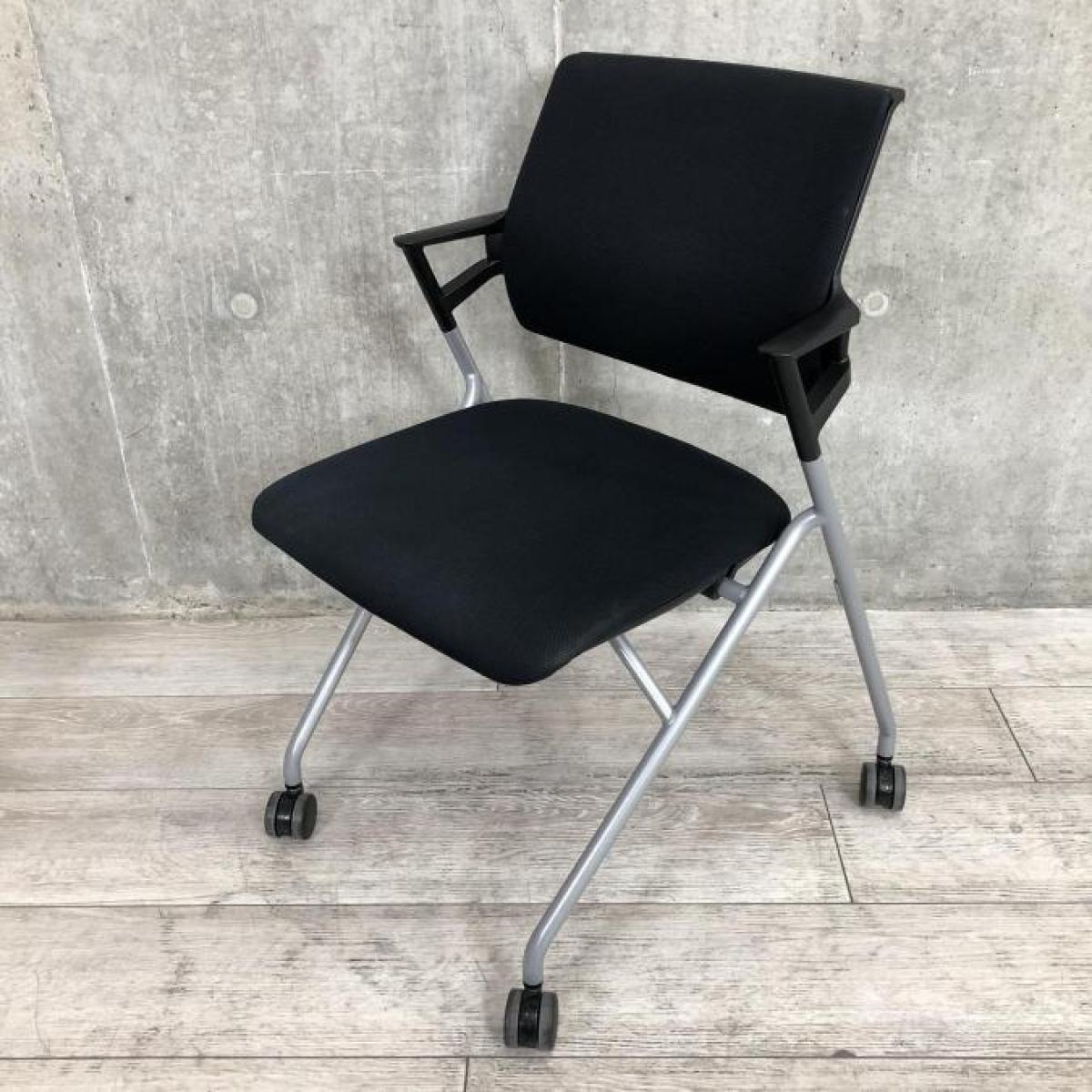中古】ピエガ CK-720E6GXB6-W コクヨ/KOKUYO ネスティングチェア
