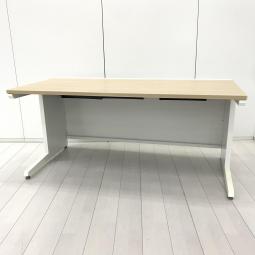 ☆W1600×D800mm！【広々としたワークスペースで作業効率アップ！】■オカムラ　アドバンスシリーズ　平デスク　引出し無　ネオウッドライト　■人気の木目カラー入荷！【Okamura　ADVANCE】【大型デスク】【作業机】