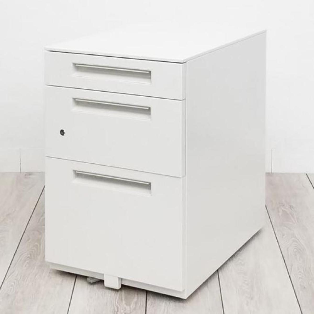 【スタンダードなデザインで使いやすい！】■イナバ　3段ワゴン　ホワイト【デスクワゴン】
                        その他シリーズ
                                    中古
            