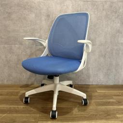 【西】～身体にフィットする湾曲背もたれで 長時間作業でも疲れにくい～　 【チェア】【椅子】【イス】【事務椅子】【デスク】【机】【書庫】【書棚】【棚】【ラック】【収納】【レイアウト変更】【模様替え】