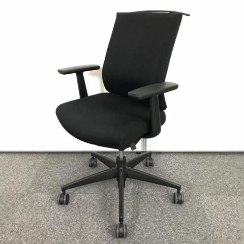 【中古】ウィザード3 樹脂 CRS-G3620F6 コクヨ（KOKUYO） 肘付ローバックチェア