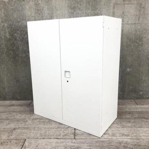 【中古】レクトライン  オカムラ（okamura） ローキャビネット／両開き