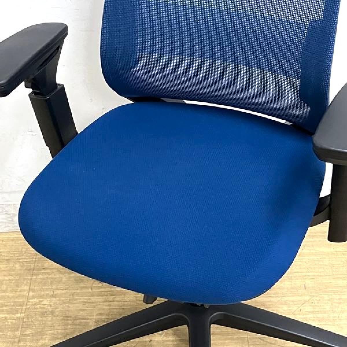 中古】ミトラシリーズ CRS-G2920E6N コクヨ/KOKUYO 肘付ローバック 