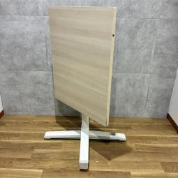 【西】～省スペースに収納できる折りたたみテーブル/オカムラ Lives キャスター付～　【テーブル】【福岡オフィス家具】【福岡中古家具】【中古事務什器】【中古チェア】【中古椅子】【中古書庫】【中古デスク】