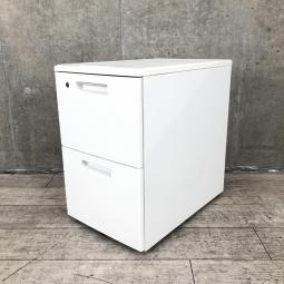 【在庫入替品】【A4ファイルを２段収納可能！人気のデスクインワゴン！】■コクヨ（KOKUYO）製　BS+シリーズ　２段ワゴン　デスクインワゴン　H615mm　■シリンダー錠　■ホワイト【T3】