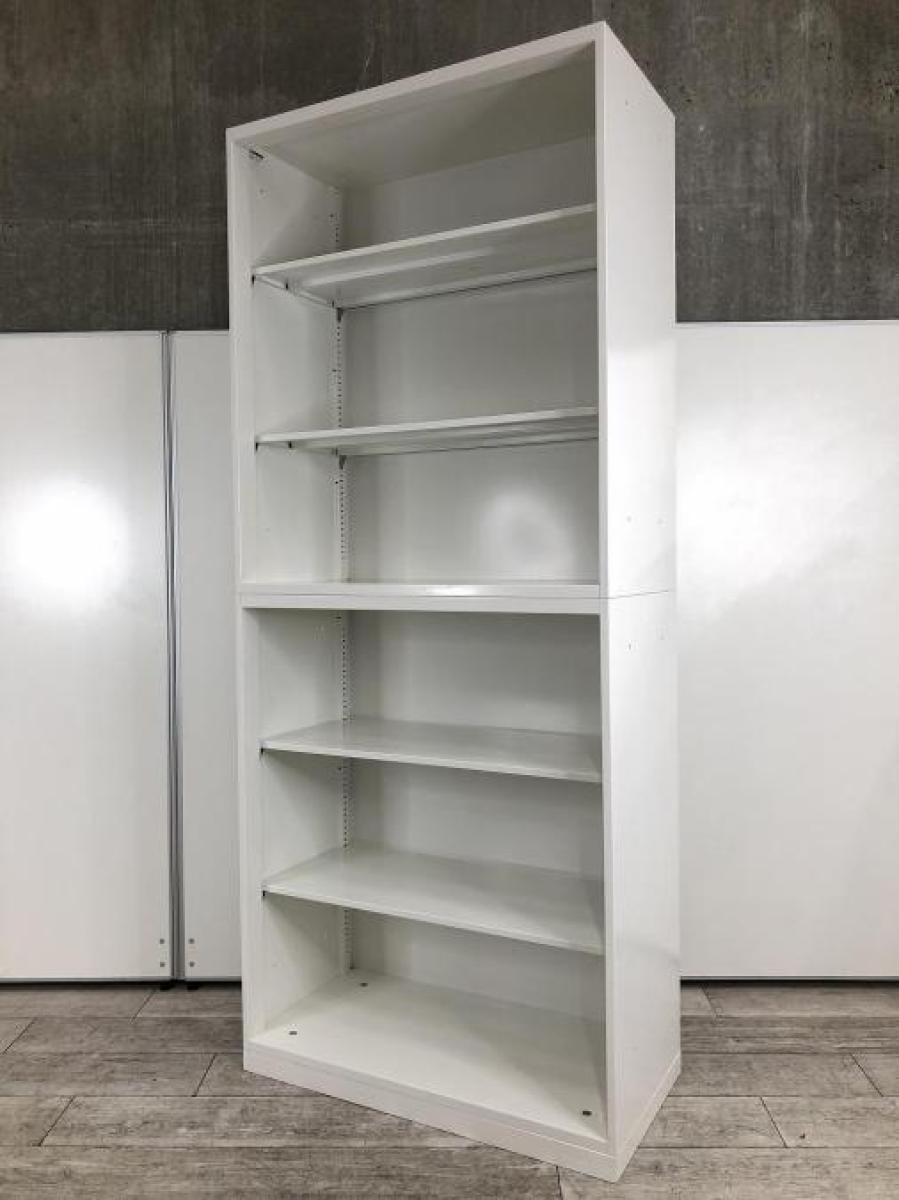【オープン+オープンの見える化に特化した書庫セット！　大人気オカムラ製のレクトラインが入荷！】■オカムラ(okamura)製　レクトライン　オープン+オープン　ハイキャビネット　■ホワイト 　 ■シリンダー錠　※扉外し商品のため外し跡がございます。
                        レクトライン
                                    中古
            