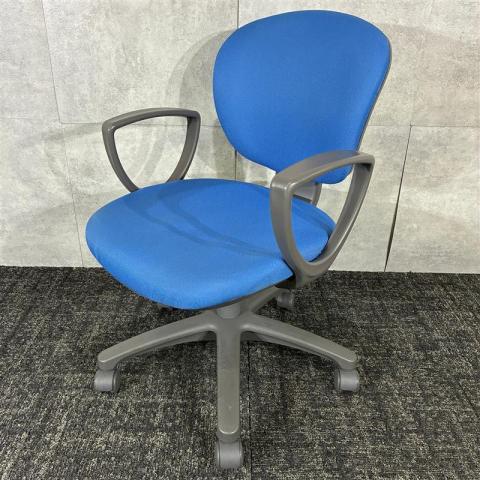 【中古】レグノチェア2  コクヨ（KOKUYO） 肘付ローバックチェア