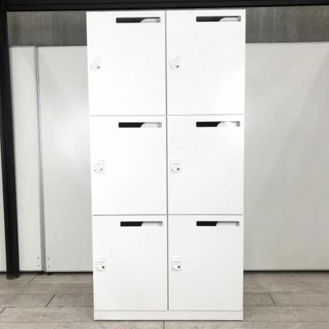 【中古】エディアロッカー BWUH-RN62XM79SAW コクヨ（KOKUYO） 6人用パーソナルロッカー