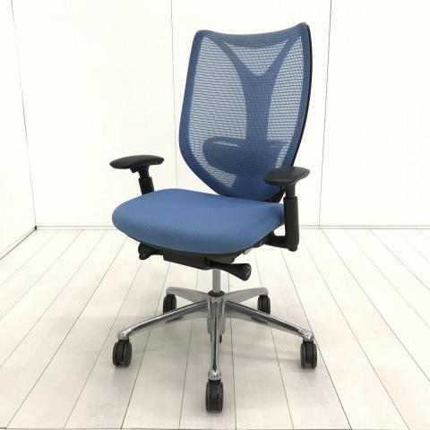 【中古】サブリナ C853BX FSY4 オカムラ（okamura） 肘付ハイバックチェア