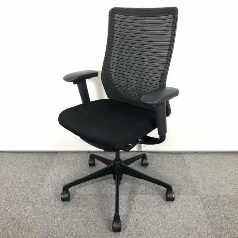 【中古】コーラルメッシュ CQ35MR-FSH1 オカムラ（okamura） 肘付ハイバックチェア