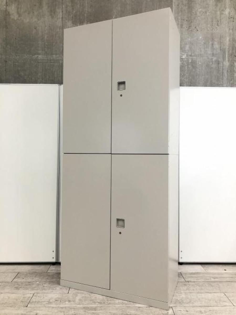 【※高さ2450mm】【圧倒的保管量！コレ1台でオフィス書類をスッキリ整理！】■オカムラ（okamura）製　レクトライン　上下両開き書庫セット　■グレー　■シリンダー錠 【高品質で安心のスチールキャビネット！】高さのある商品となりますので設置場所のご確認をお願いたします。【AD】
                        レクトライン
                                    中古
            