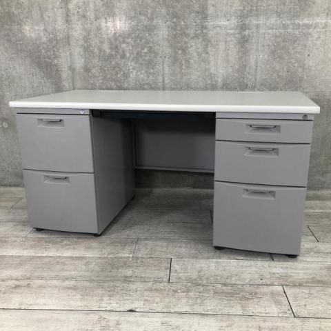 【中古】CZデスク CZN-147BA-WE イトーキ（ITOKI） 両袖机