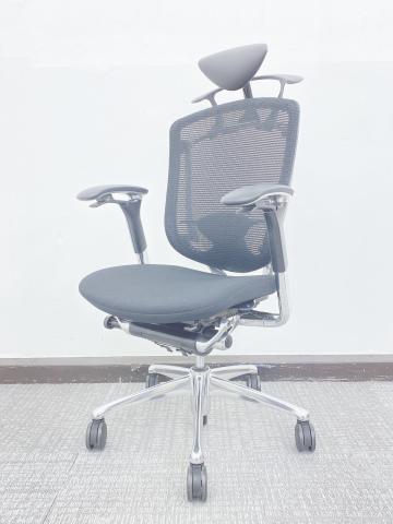 【中古】コンテッサチェア CM52SB FBF1 オカムラ（okamura） 肘付ハイバックチェア