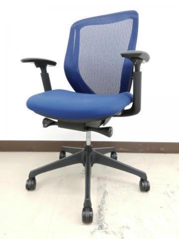 【中古】シルフィーメッシュ C681XR-FMP3 オカムラ（okamura） 肘付ローバックチェア