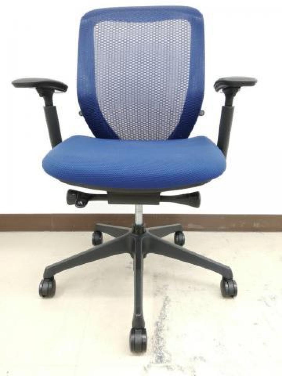 【三次元曲面が身体にフィット！背のカーブを変えられる新感覚のオフィスシーティング！】■オカムラ　シルフィーチェア　可動肘付　ミディアムブルー　ローバック　※キズあり商品のためお安く！【Okamrua　Sylphy】★
                        シルフィーメッシュ
                                    中古
            