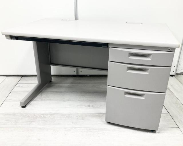 【中古】CZデスク CZN-127CA-WE イトーキ（ITOKI） 片袖机