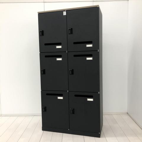 【中古】シンラインロッカー HCN-189HSR2-T1 イトーキ（ITOKI） 6人用パーソナルロッカー