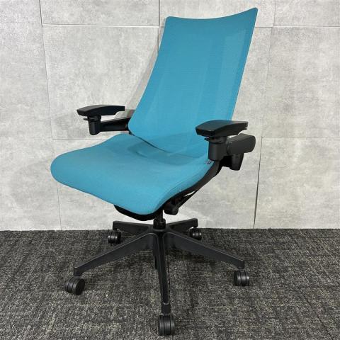 【中古】アクト メッシュ 樹脂 KG-477JB-T1A3 イトーキ（ITOKI） 肘付ハイバックチェア