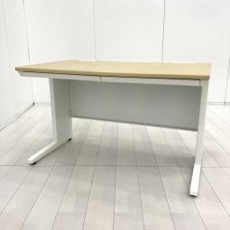 ★アイリスチトセ製　ナチュラル天板　W1200xD700xH720サイズ　引き出し付　定番人気の幅1200！　人気のナチュラル調天板！　W1200平机！！