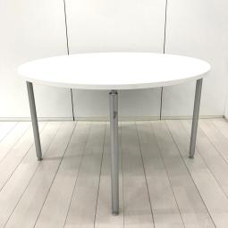 【579646】【会議用としても！休憩室用としても！ちょっとした作業テーブルとしても人気の高い万能な丸テーブルが入荷！】■イトーキ(ITOKI)製　丸テーブル　会議用　リフレッシュスペース　W1200㎜　■ホワイト　オフィスバスターズ　水戸サテライト　大子町　北茨城市　高萩市　日立市　常陸太田市　常陸大宮市　那珂市　東海村　ひたちなか市　城里町 水戸市　笠間市　茨城町　大洗町　小美玉市