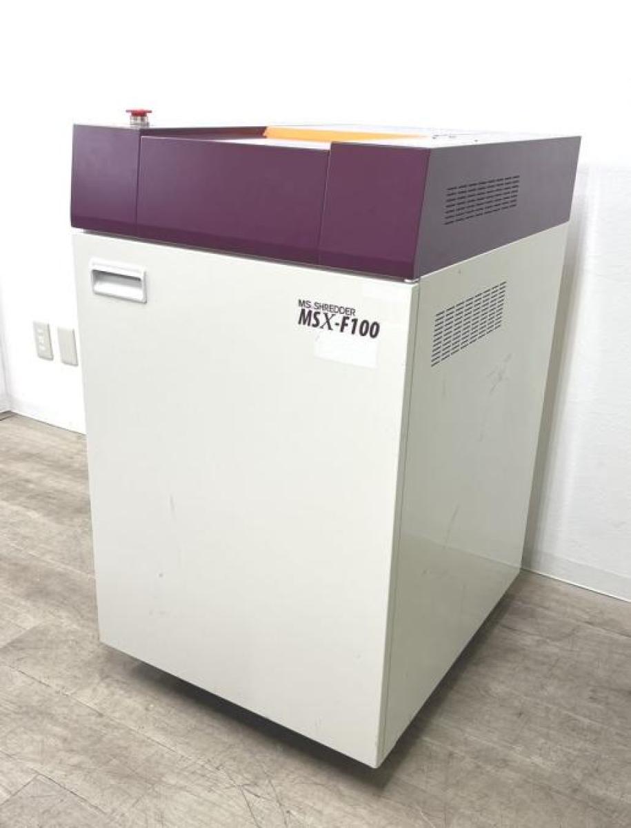 【定価約140万円】【最大裁断枚数100枚のパワーシュレッダーの入荷です！】■明光商会 　MSX-F100　シュレッダー【TOGS】
                        MSXシリーズ
                                    中古
            