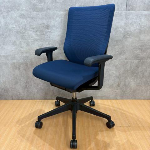 【中古】ミレッザ ロッキング無  イトーキ（ITOKI） 肘付ハイバックチェア