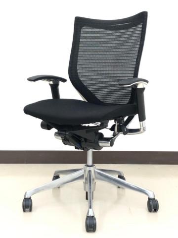 【中古】バロンチェア  オカムラ（okamura） 肘付ローバックチェア