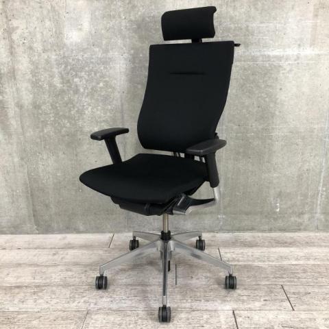 【中古】スピーナチェア  イトーキ（ITOKI） 肘付ハイバックチェア
