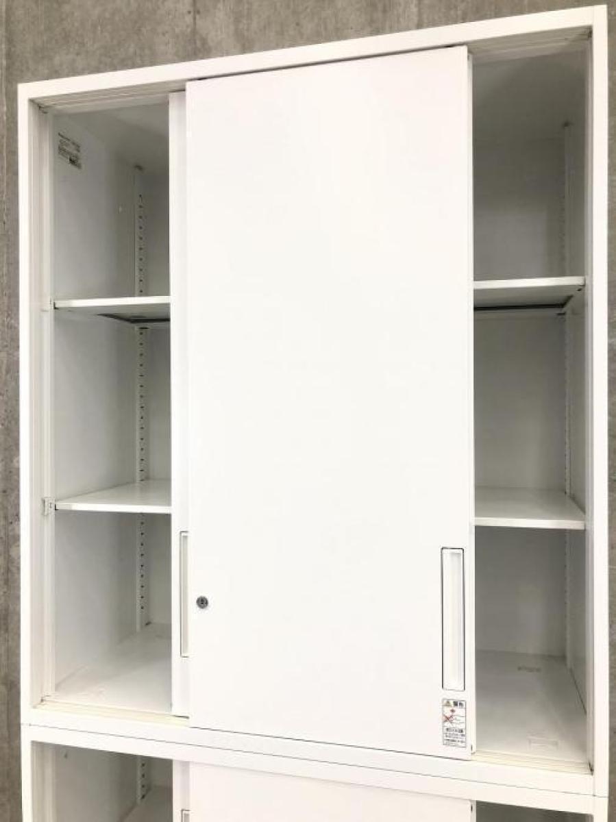 中古】エディア コクヨ/KOKUYO ハイキャビネット／引き違い＋引き違い