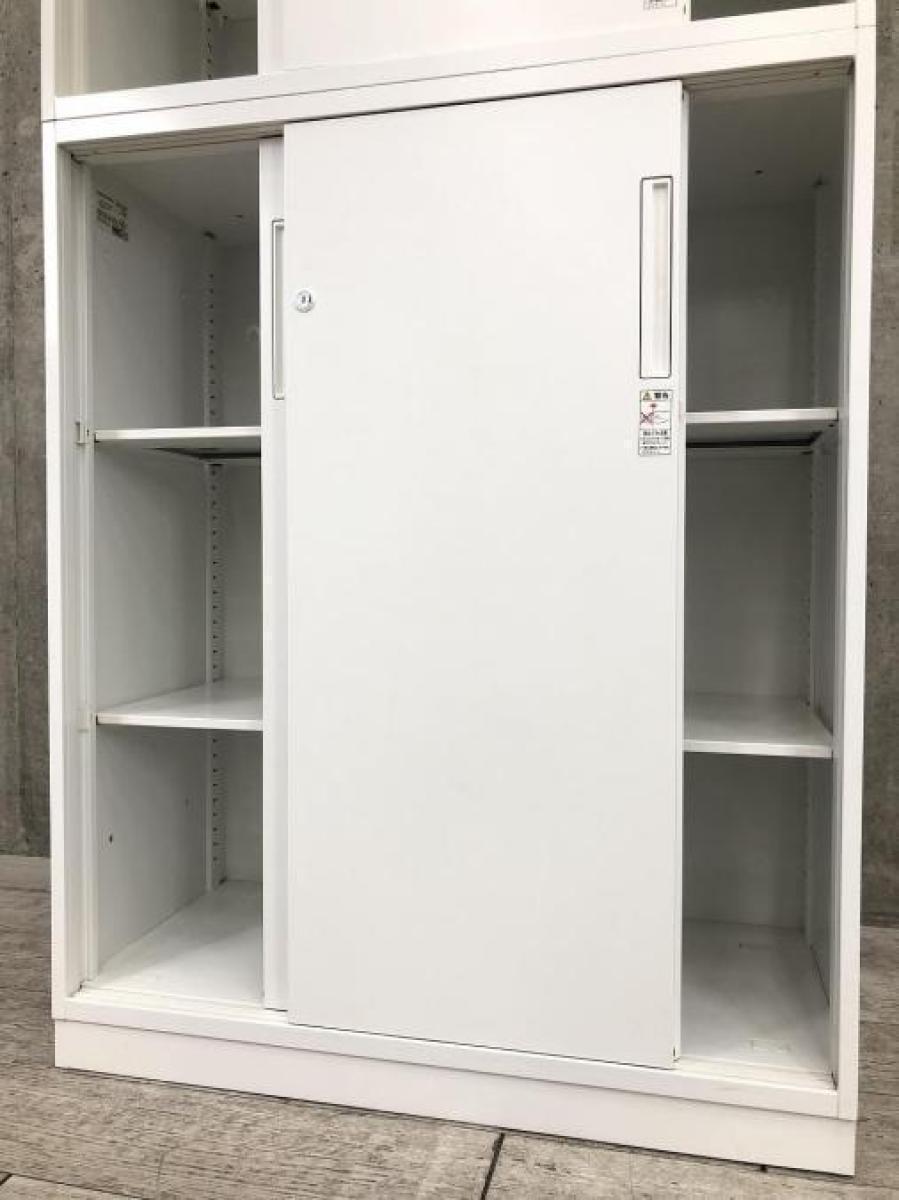 中古】エディア コクヨ/KOKUYO ハイキャビネット／引き違い＋引き違い