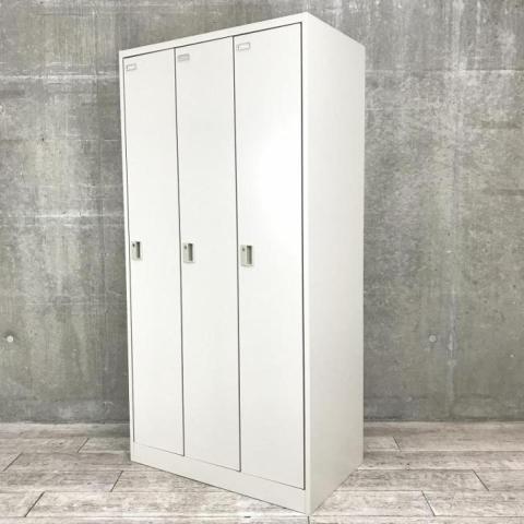 【中古】FZタイプ 4573FZ Z13 オカムラ（okamura） 3人用更衣ロッカー