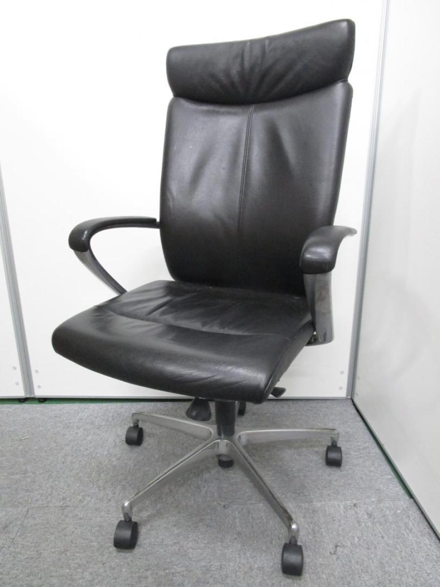 中古】プレクサス イトーキ/ITOKI 肘付ハイバックチェア 579985 - 中古 