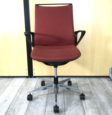 【中古】モード CA25BR-FWM9 オカムラ（okamura） 肘付ミドルバックチェア