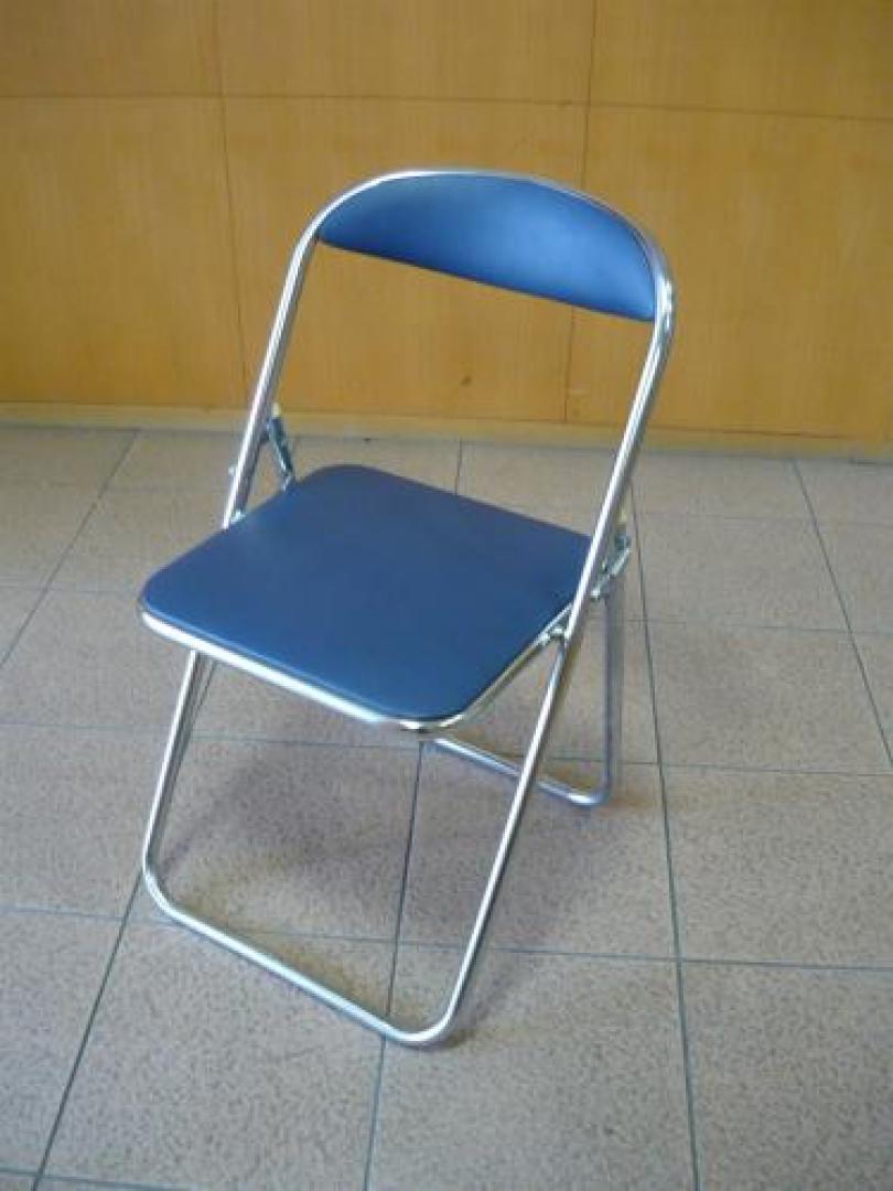 【単品が安い】　☆折りたたみパイプイス★【会議チェア】
                                    中古
            