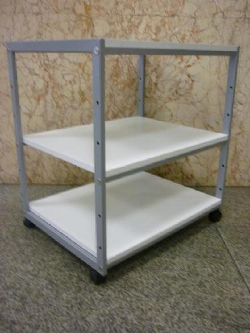 キャスターおよび配線穴付　プリンター台
                                    中古
            