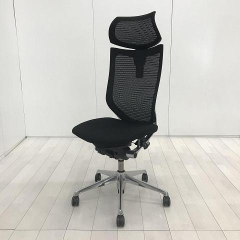 【中古】バロンチェア CP81BR FDF1 オカムラ（okamura） 肘無ハイバックチェア