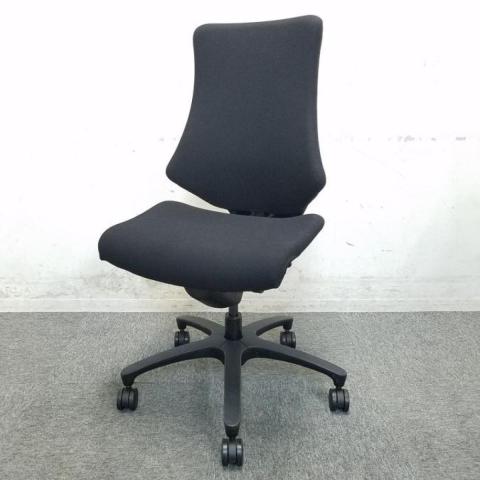 【中古】エフクロス  イトーキ（ITOKI） 肘無ハイバックチェア