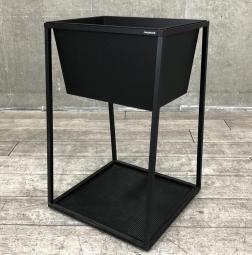 【グッドデザイン賞を受賞したオシャレなデザイン！】■オカムラ(okamura)製　ゴド(GO-DO)シリーズ　傘立て　アンブレラスタンド　W450㎜　12～24本収納可能　■ブラック　【エントランスにおすすめ】